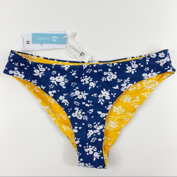 NWT Cupshe Reversible Bikini Bottoms Sz M - Picture 1 of 5